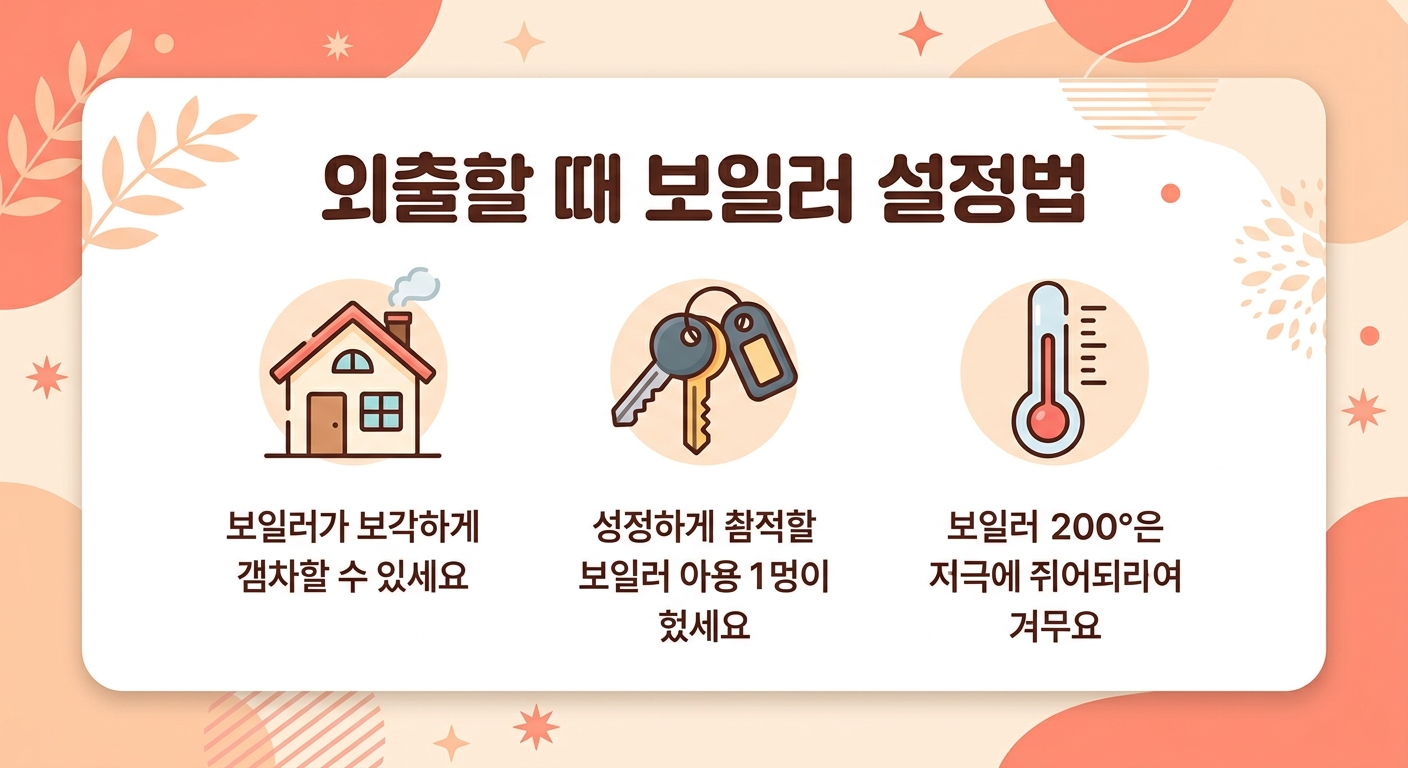 보일러 난방비 아끼는 사용법