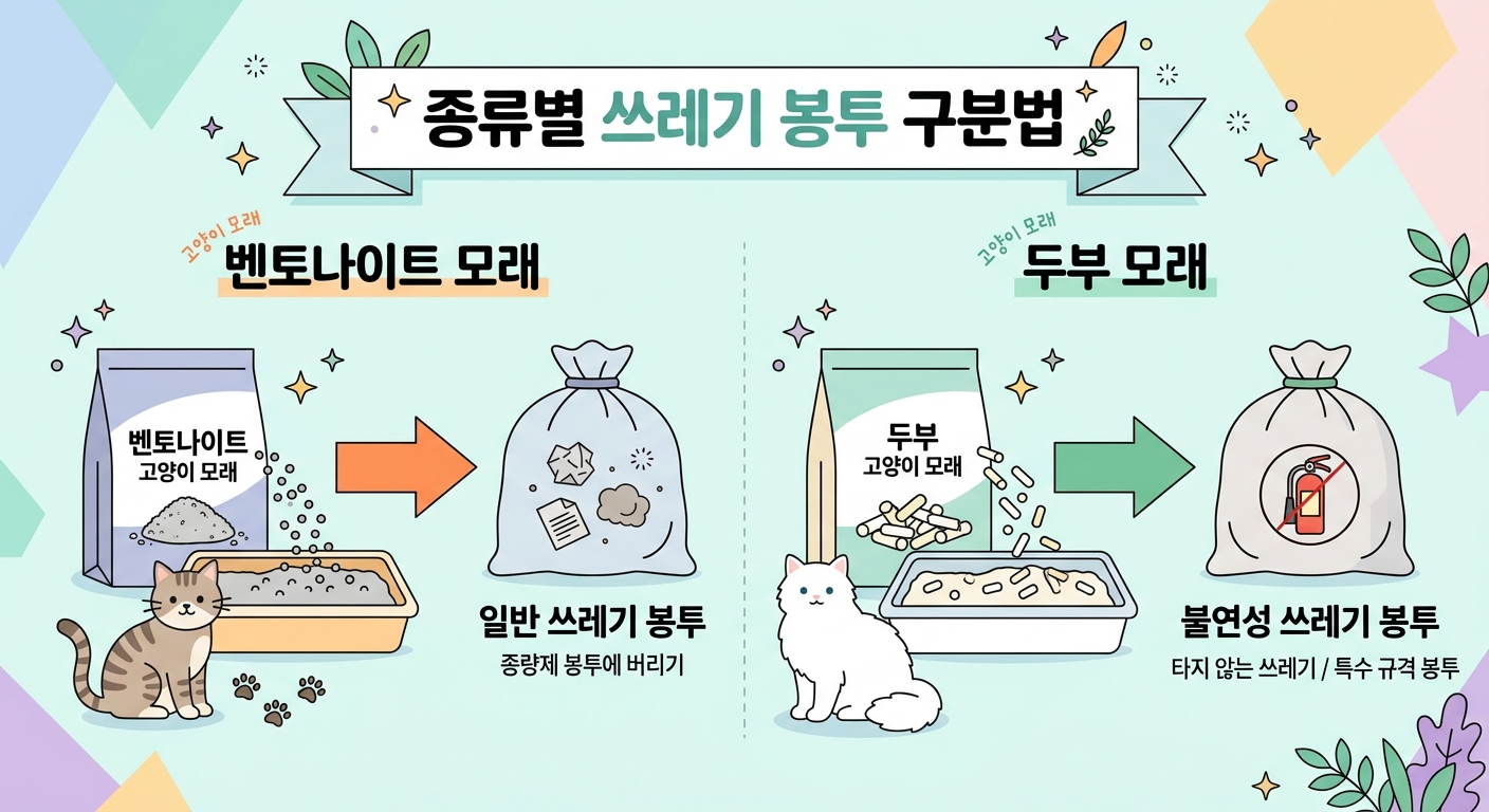 고양이 모래 버리는 법