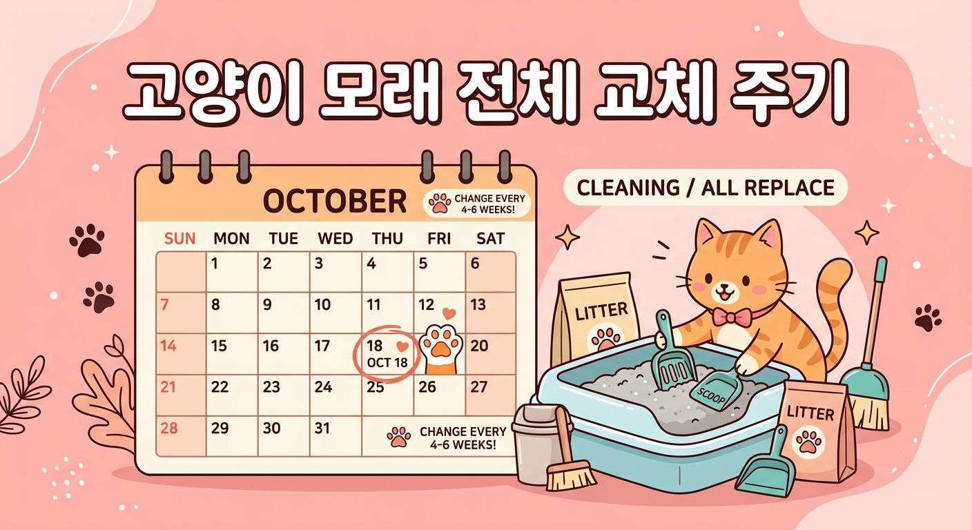 고양이 모래 버리는 법