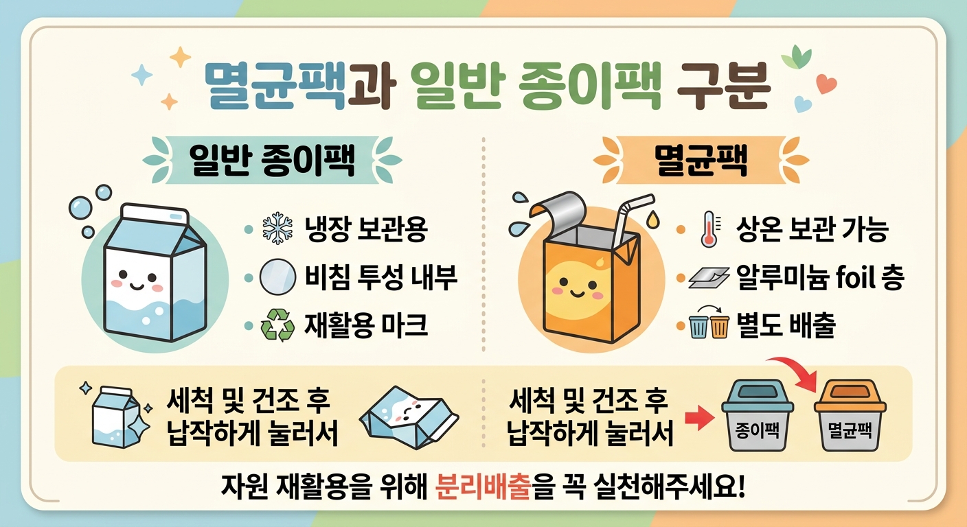 종이컵 종이팩 분리배출 방법